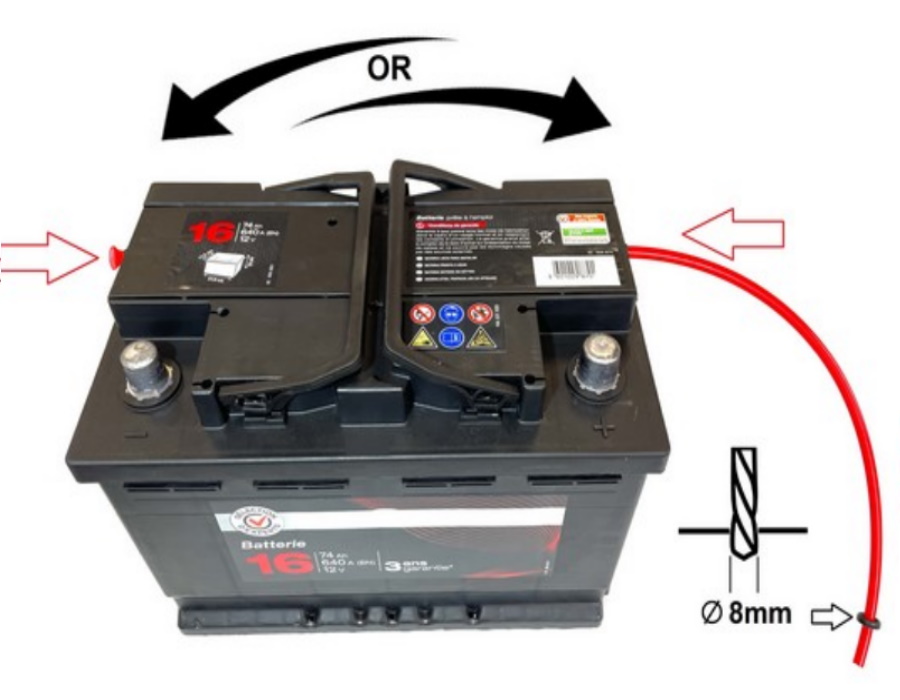 kit degassing battery